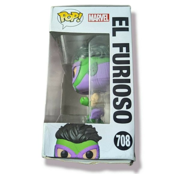 Marvel Luchadores Lucha Libre Hulk El Furioso Funko Pop! Vinyl Figure #708 - Picture 2 of 4